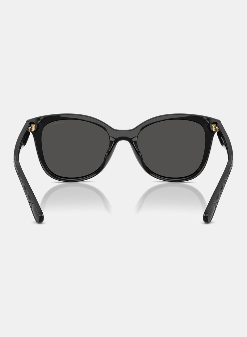 كوتش نظارة شمسية بإطار كامل شكل عيون القطة 8419U, 55, 5002, 87 - Image 3